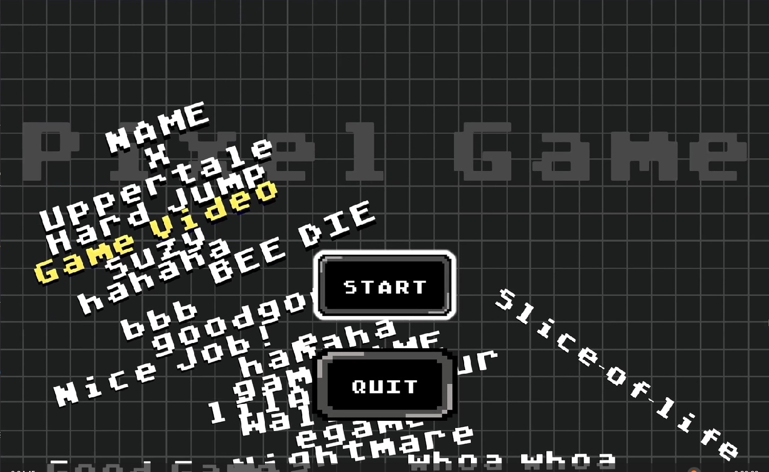 MetaGame — a meta-narrative platformer about playtesting a platformer